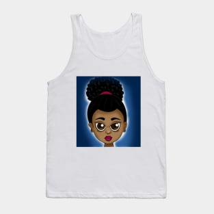 cute black girl illustration Tank Top